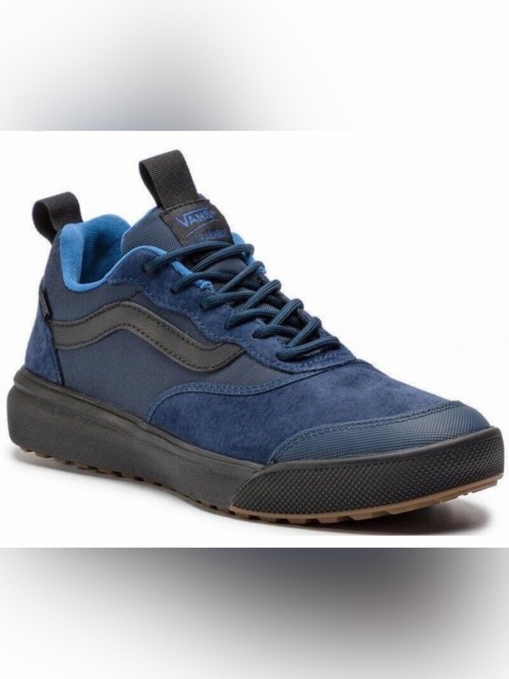 Vans Ultrarange Unisex Blue Fabric/Leather Suede Casual Tennis Shoes Size: L8/M6